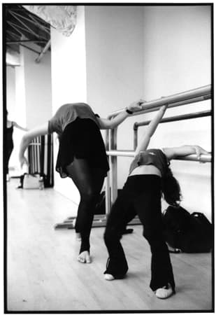 Black and white dancer photograph titled Back Bends by Angelique Antoniou