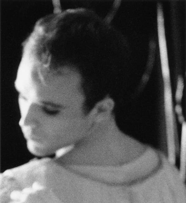 Black and white dancer photograph titled Male Dancer by Angelique Antoniou