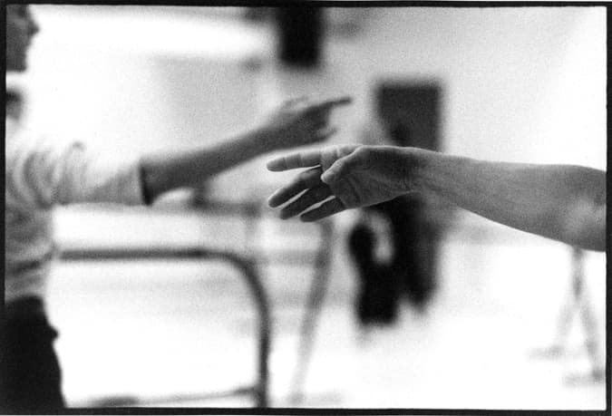 Black and white dancer photograph titled Two Arms by Angelique Antoniou