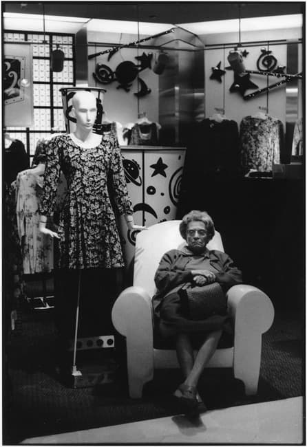 Black and white people photograph titled Waiting 3 by Angelique Antoniou