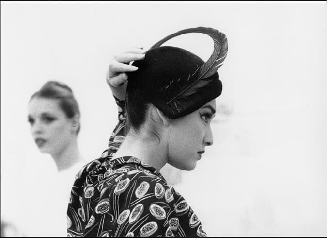 Black and white dancer photograph titled In Costume by Angelique Antoniou