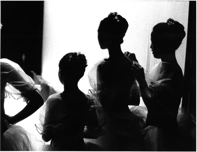 Black and white dancer photograph titled Silhouette by Angelique Antoniou