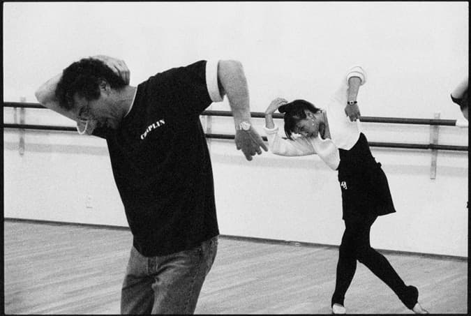 Black and white dancer photograph titled The Steps by Angelique Antoniou